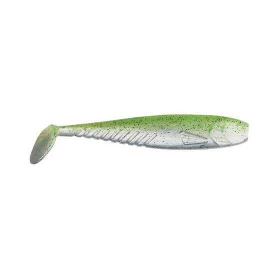 Pro Lure Fish Tail Soft Plastic Lure 105mm Lime Pepper UV, Lime Pepper UV, bcf_hi-res