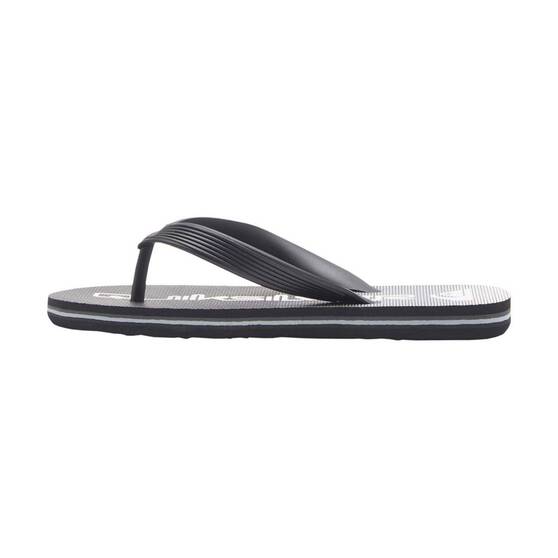 Quiksilver Youth Molokai Art II Thongs, Black, bcf_hi-res