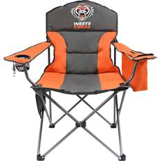 NRL Wests Tigers Camp Chair 130kg, , bcf_hi-res