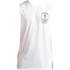 The Mad Hueys Men's Tiger Marlin UV Muscle Tee White S, White, bcf_hi-res