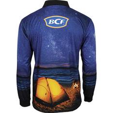 BCF Men’s Milky Way Fishing Shirt, Navy, bcf_hi-res