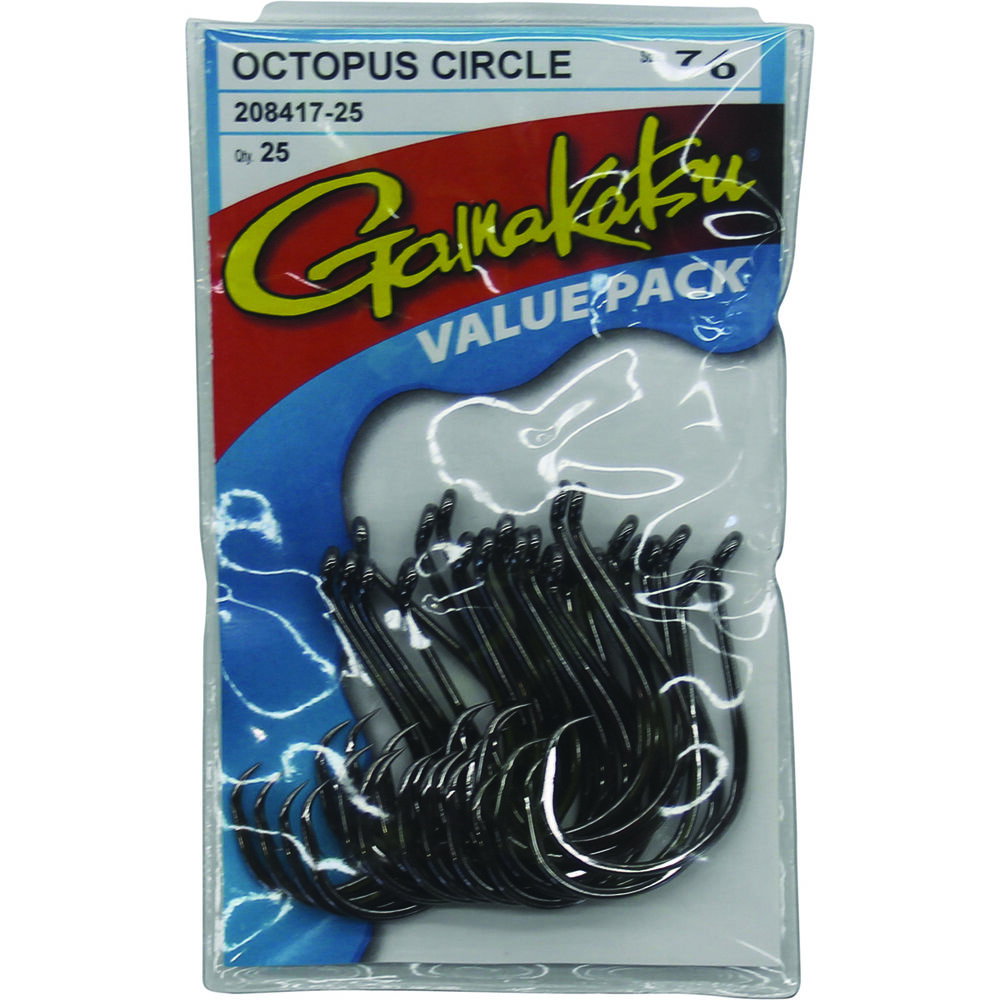 Fish City Hamilton – Gamakatsu Octopus Circle Hooks 2/0 - 8/0 - Small & 25  Pack