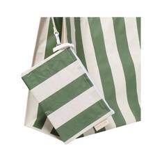 SUNNYLiFE Vacay Olive Stripe Carryall Beach Bag, , bcf_hi-res