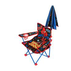 Spiderman Kids Camp Chair with Umbrella 30kg, , bcf_hi-res
