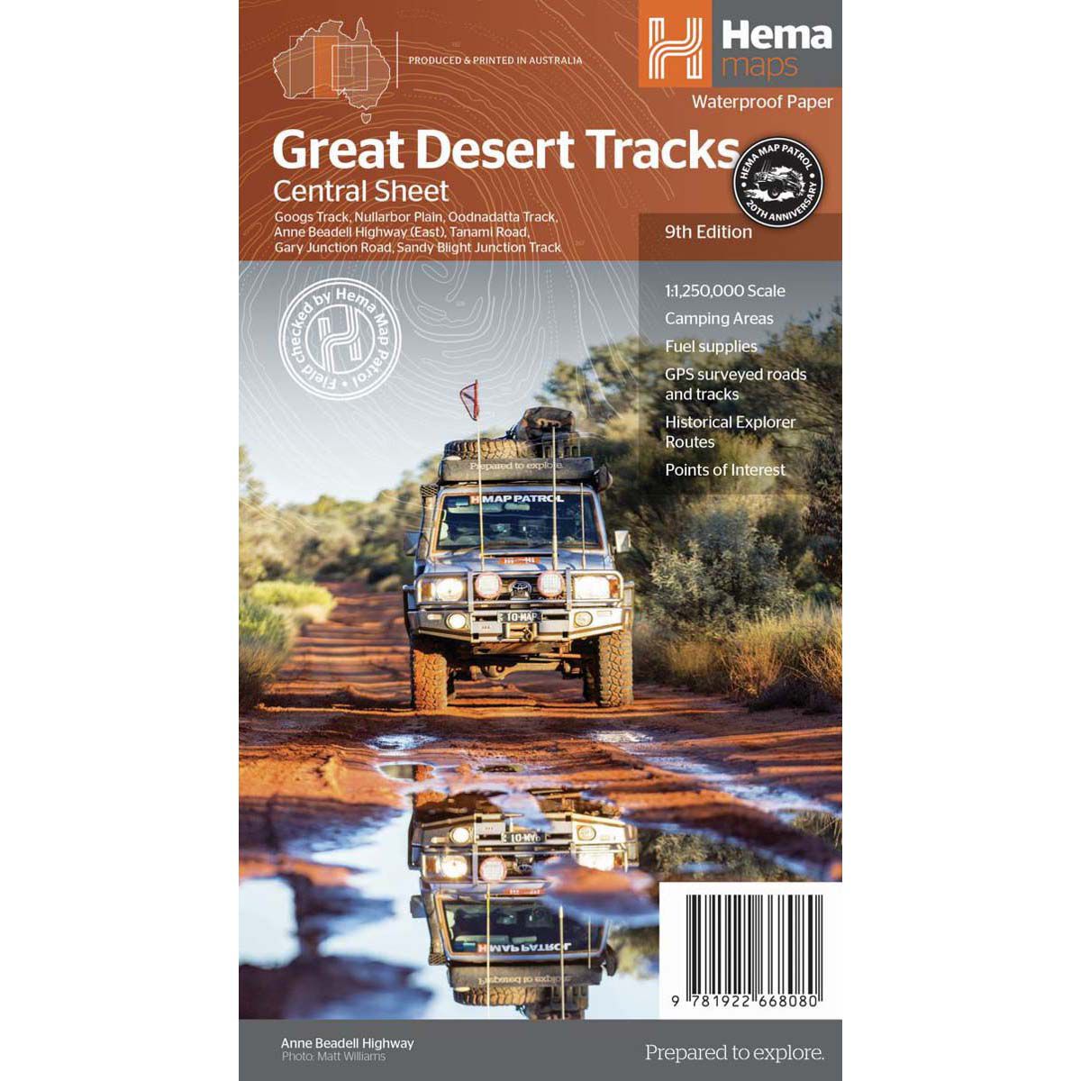 Hema Map Great Desert Tracks Central Sheet, , bcf_hi-res