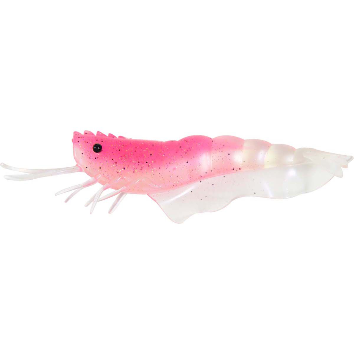 Fishcraft Dr Prawn Unrigged Soft Plastic Lure 4in Pink Frosting, Pink Frosting, bcf_hi-res