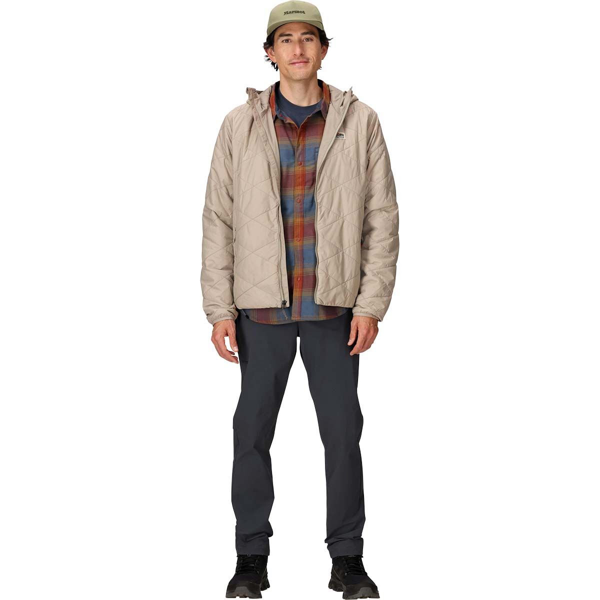 Marmot Men's Onward Insulated Hoodie, Shale, bcf_hi-res