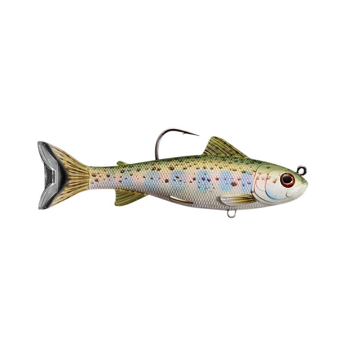 Livetarget Trout Parr Swimbait Lure 5in Silver Olive BCF