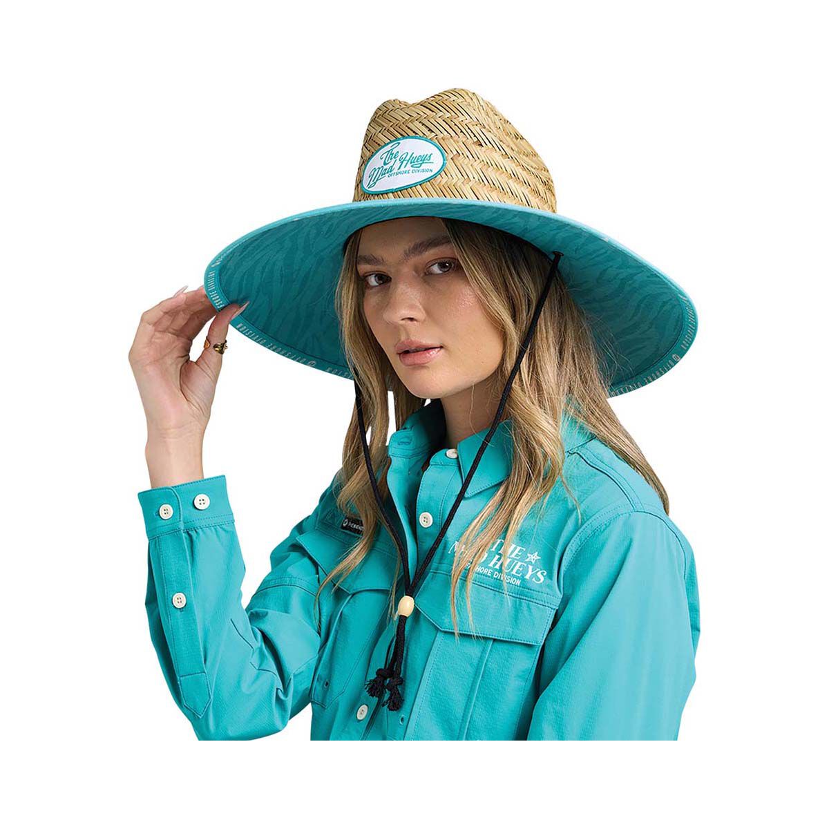 The Mad Hueys Women&rsquo;s Good Vibes Straw Hat, , bcf_hi-res