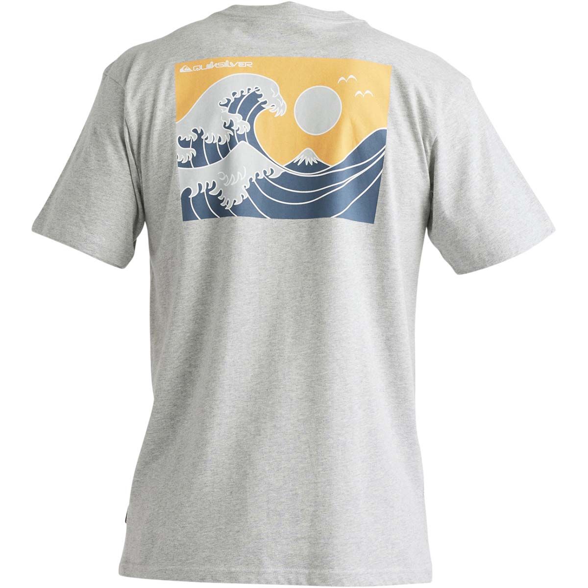 Quiksilver Waterman Men&rsquo;s Tsunami Short Sleeve Tee Grey Heather S, Grey Heather, bcf_hi-res