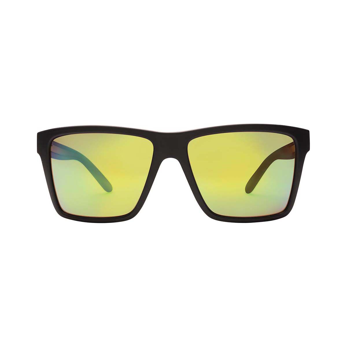 Liive X Sabotage Men&rsquo;s Mirror Polarised Sunglasses Matt Black with Yellow Lens, , bcf_hi-res