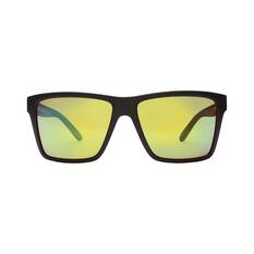 Liive X Sabotage Men’s Mirror Polarised Sunglasses Matt Black with Yellow Lens, , bcf_hi-res