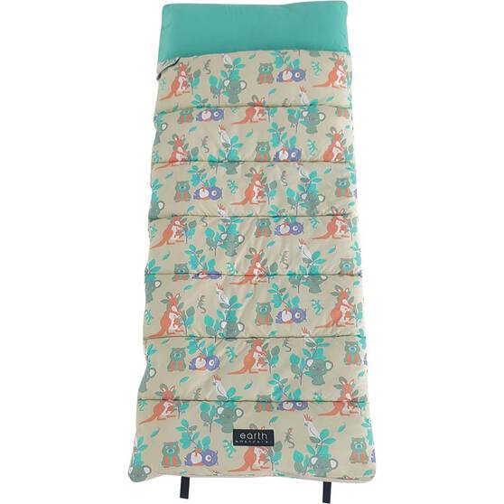 earth by Wanderer® Kids Land Cotton 5.2°C Sleeping Bag, , bcf_hi-res