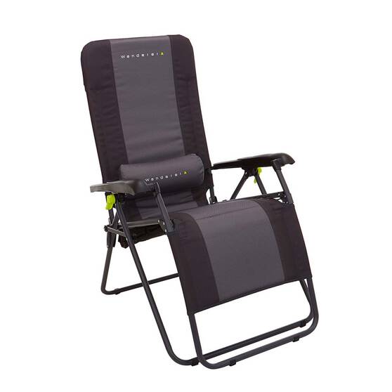 Wanderer Lightweight Reclining Lounger 130kg, , bcf_hi-res