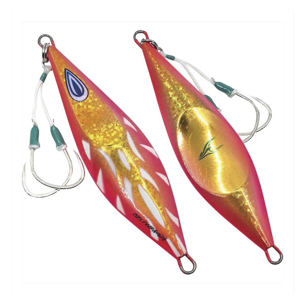 Ocean's Legacy Roven Rigged Jig Lure 260g Sunshine Pink, Sunshine Pink, bcf_hi-res