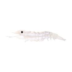 Nomad Live Ops Sumo Shrimp Unrigged Soft Plastic Lure 4in White Glow, White Glow, bcf_hi-res