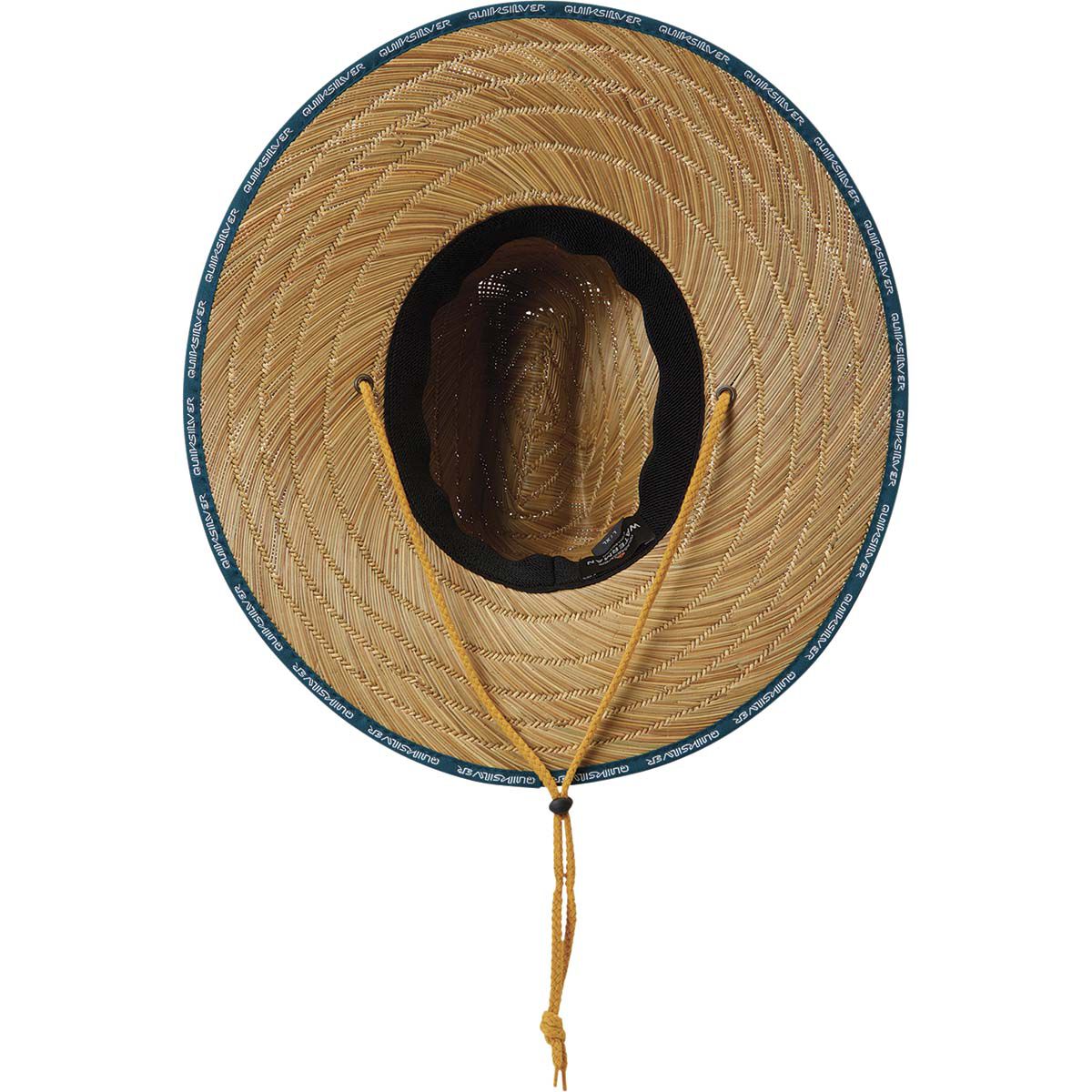 Quiksilver Waterman Dredged Straw Hat Majolica Blue S/M, Majolica Blue, bcf_hi-res