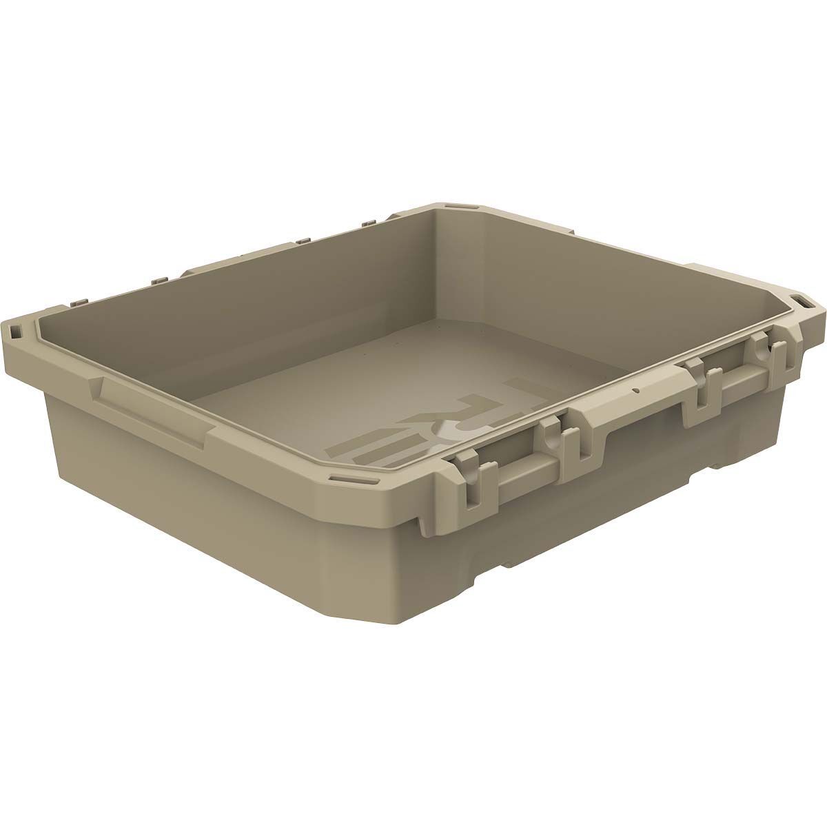 TRED Shallow Storage Box 25L Black Sand, Black Sand, bcf_hi-res