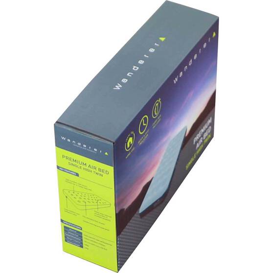 Wanderer Single High Premium Air Bed Twin, , bcf_hi-res