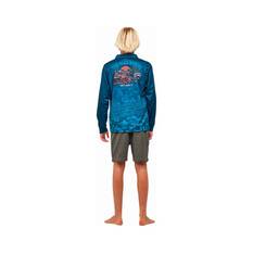 The Mad Hueys Youth Send It 4WD Fishing Shirt Teal 8, Teal, bcf_hi-res