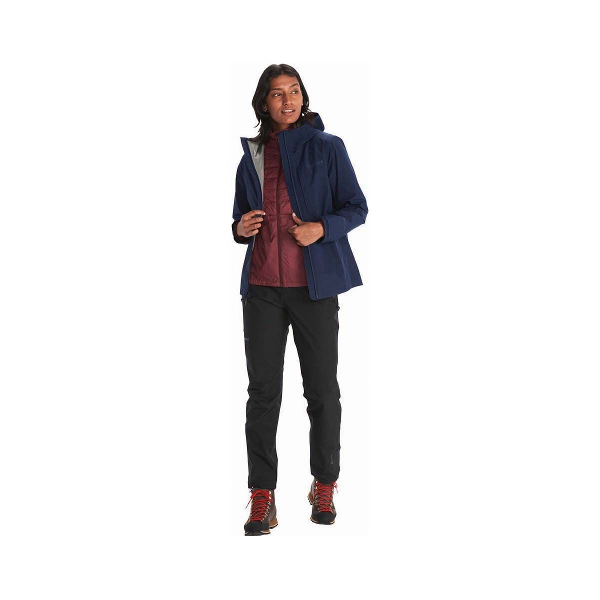 Marmot Women&rsquo;s Waterproof Minimalist GORE-TEX Jacket Navy S, Navy, bcf_hi-res