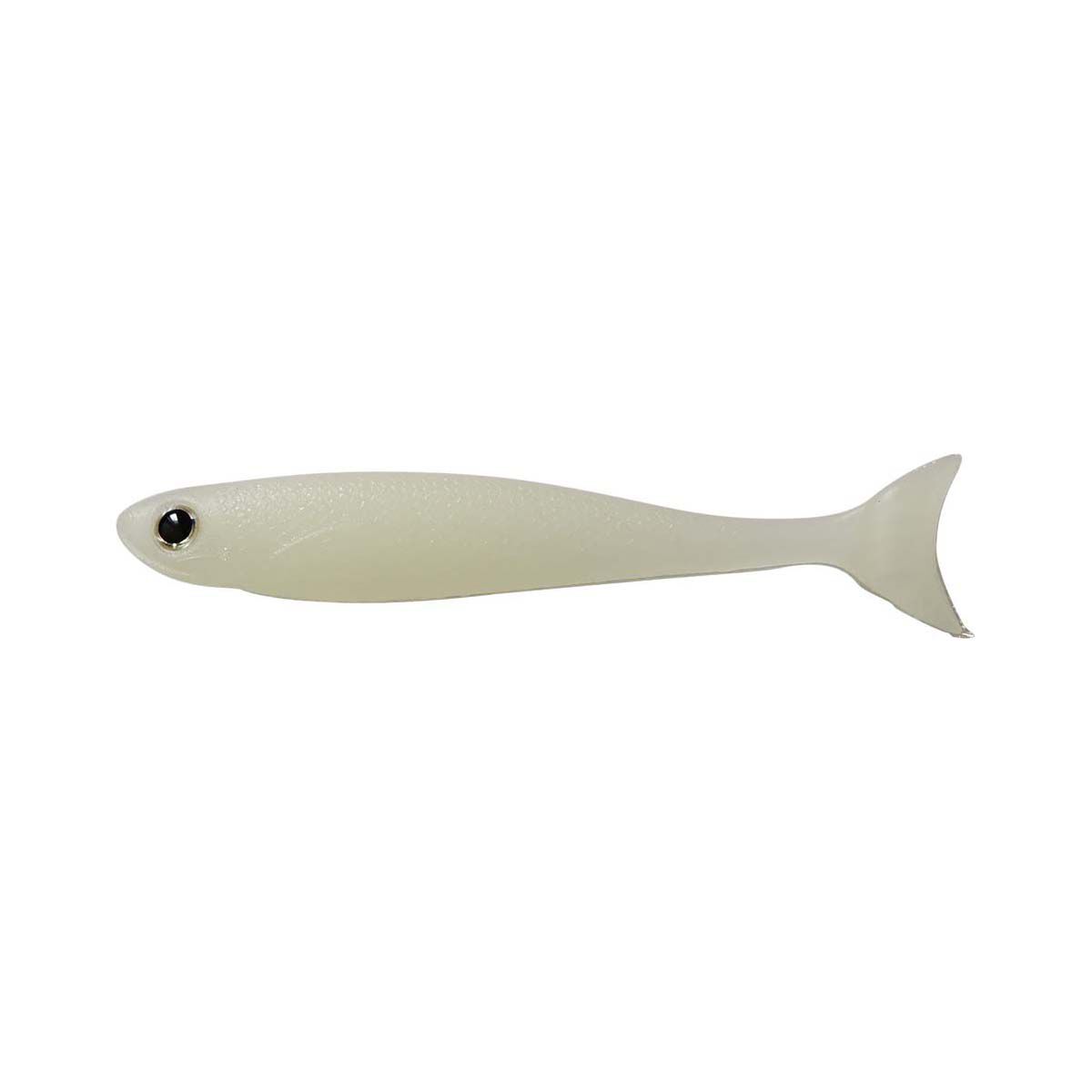 Bite Me Barra Wedgies Soft Plastic Lure 5in Glow BCF