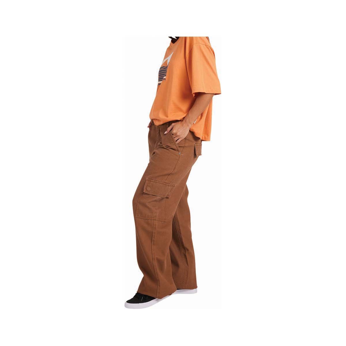 Quiksilver Workwear Cargo Pants for Women, Rawhide, bcf_hi-res