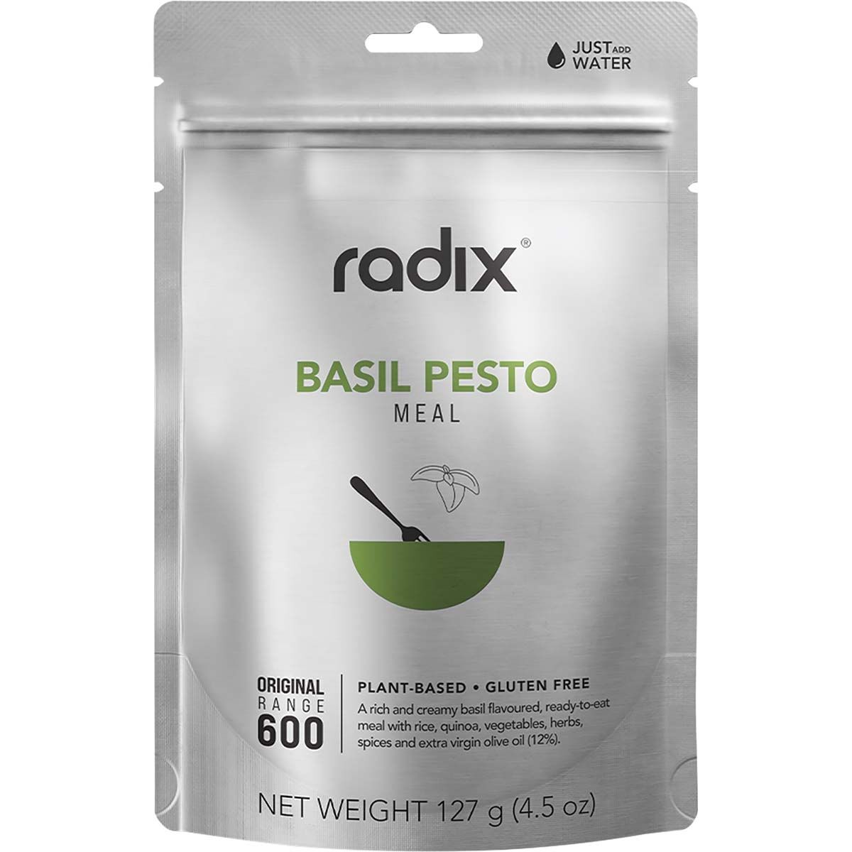 Radix Nutrition Freeze Dried Basil Pesto Original 600kcal, , bcf_hi-res