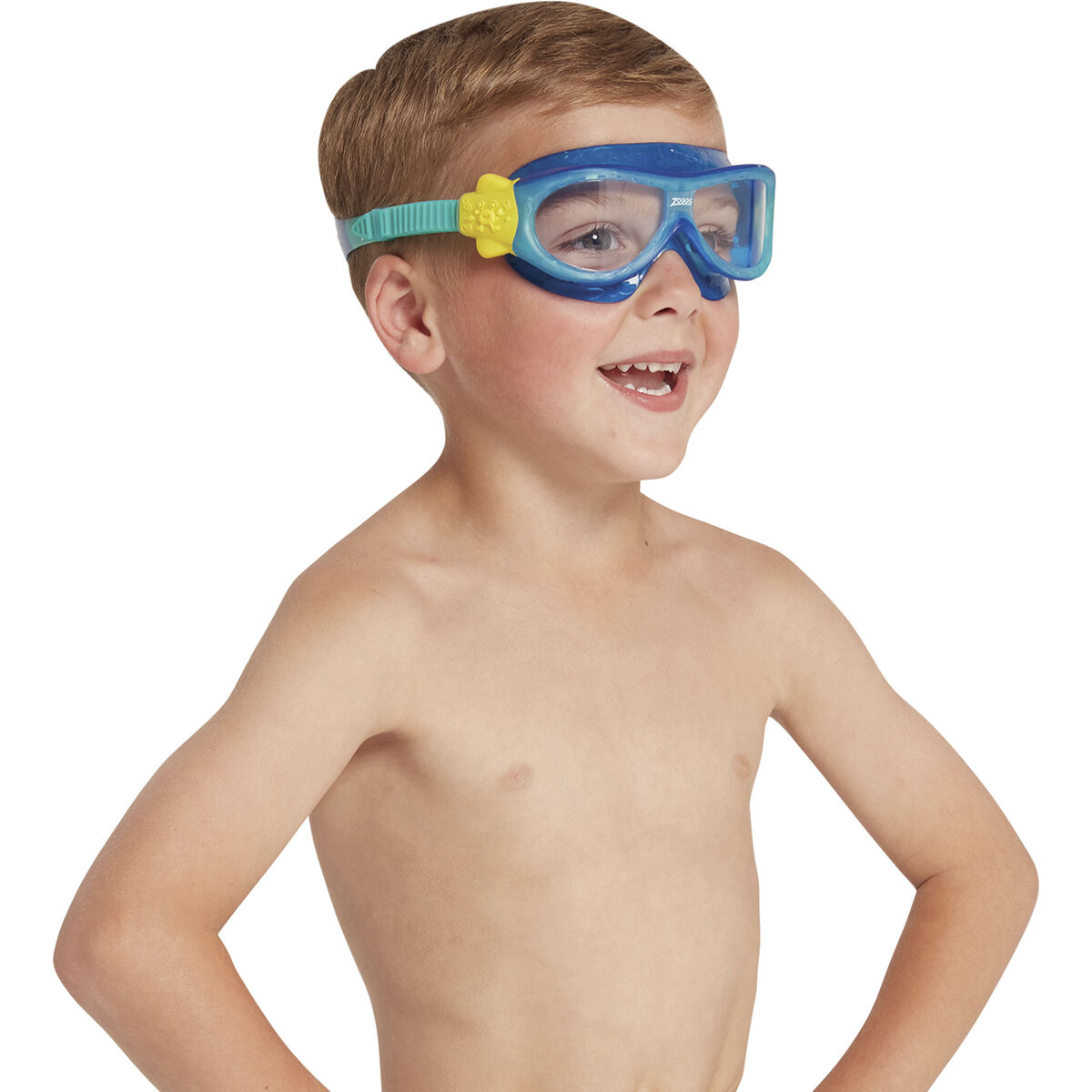 Zoggs Phantom Swimming Goggles Mask 0 - 6 Years Blue, Blue, bcf_hi-res