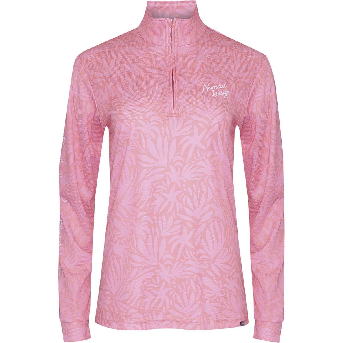 Nomad Women&rsquo;s Classic Collared Fishing Shirt Coral 16, Coral, bcf_hi-res