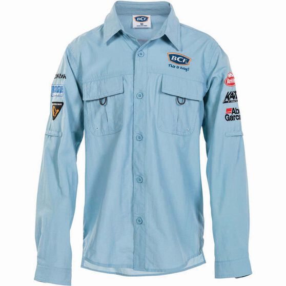 Bcf Kids Long Sleeve Fishing Shirt Spray 7 Bcf