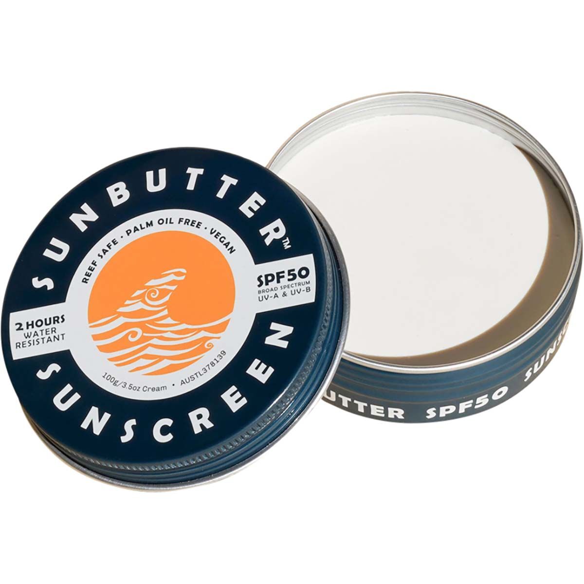 SunButter SPF50 Reef Safe Original Sunscreen 100g, , bcf_hi-res
