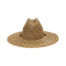 Quiksilver Waterman Men's The Tier Straw Hat, Natural, bcf_hi-res