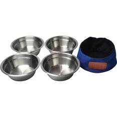 Wanderer Stainless Steel Bowl 16cm 4 Pack, , bcf_hi-res