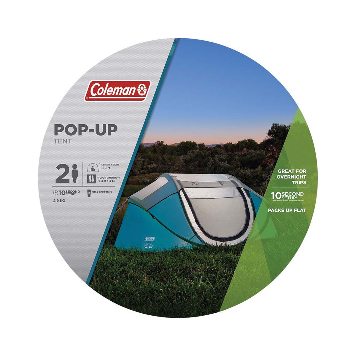 Coleman Pop Up 2 Person Tent BCF