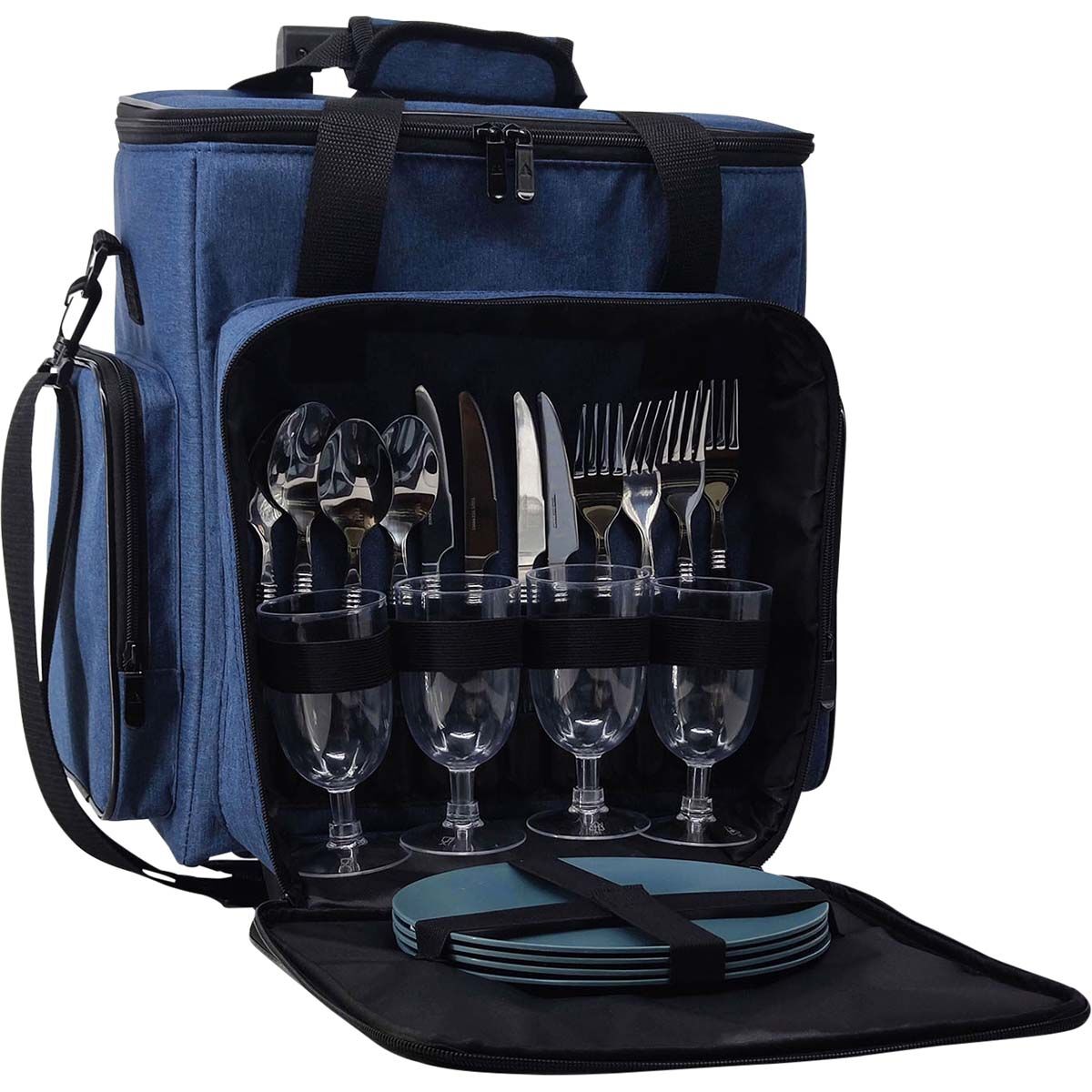 Wanderer Wheeled Picnic Cooler 4 Person, , bcf_hi-res