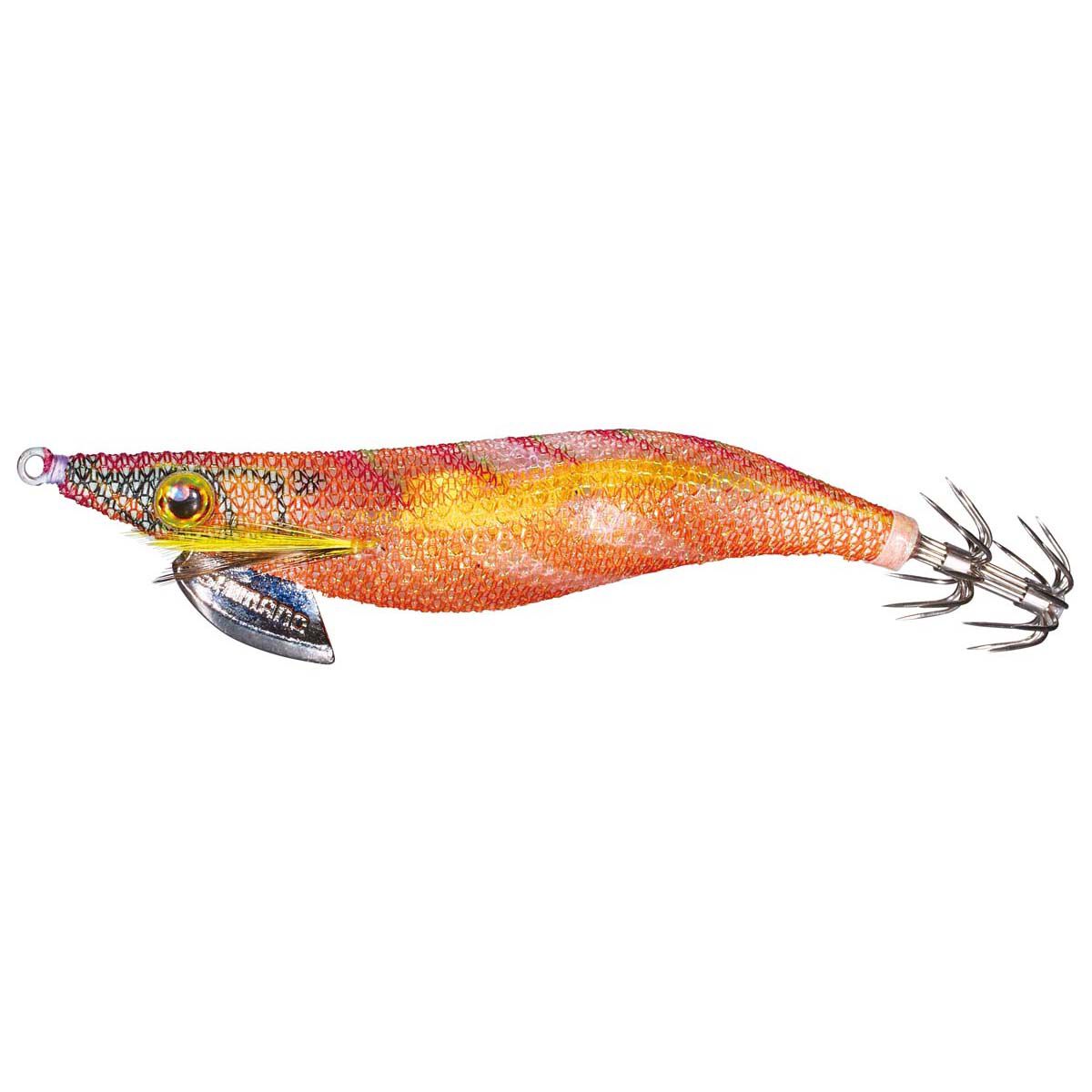 Shimano Sephia Clinch Flash Boost Rattle Squid Jig 2.5 Orange Glow, Orange Glow, bcf_hi-res