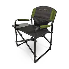 Wanderer Lightweight Directors Chair with Side Table 135kg, , bcf_hi-res