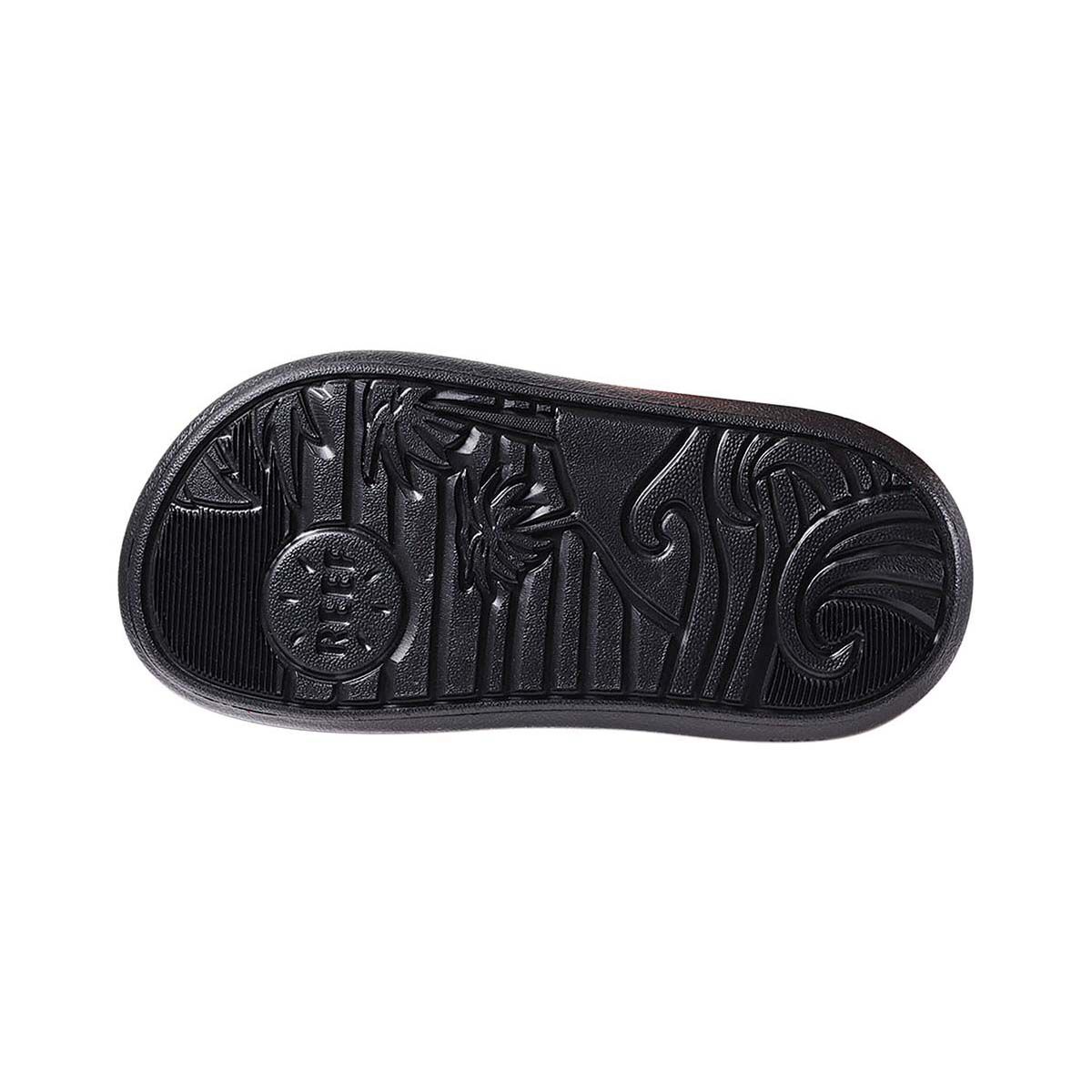 REEF Kids Little Rio Slides, Black, bcf_hi-res