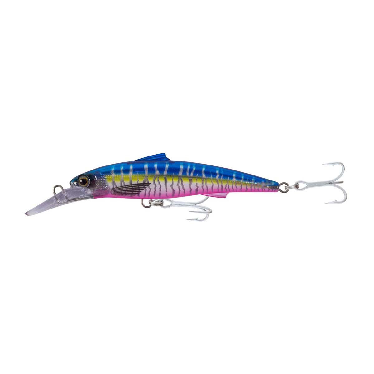 Samaki Pacemaker Deep Hard Body Lure 140mm Blue Pink Silver V2, Blue Pink Silver V2, bcf_hi-res