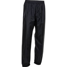 OUTRAK Men's Packaway Rain Pants, Black, bcf_hi-res