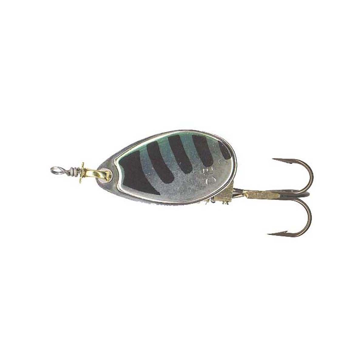 Celta Spinner Lure Size 2 Silver Green Black, Silver Green Black, bcf_hi-res