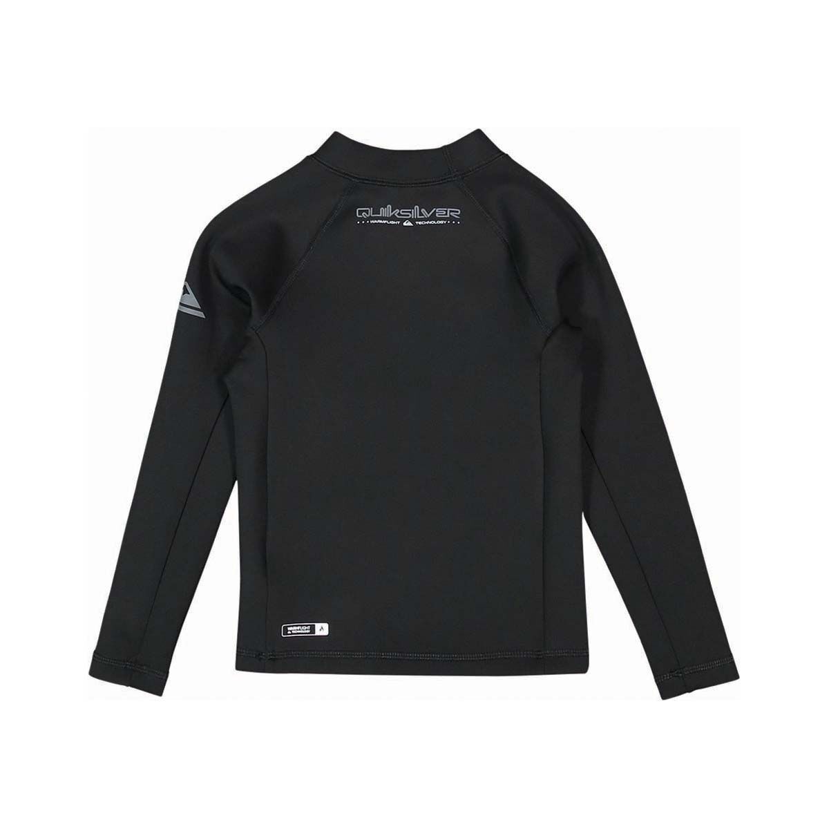 Quiksilver Kids&rsquo; Everyday Heat Short Sleeve Rashie Black 2, Black, bcf_hi-res