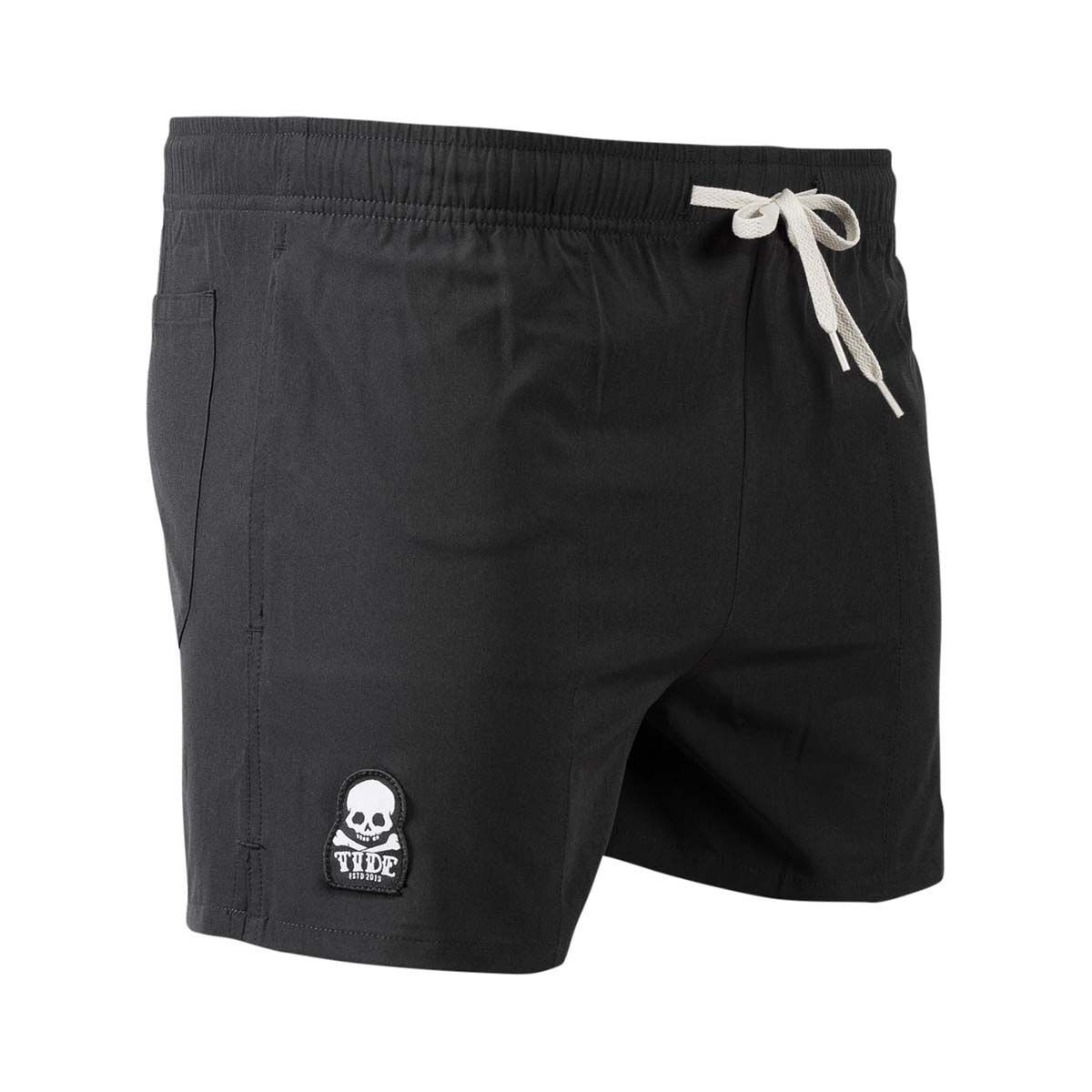 Tide Apparel Men's Yabbies Beach Shorts, Charcoal, bcf_hi-res