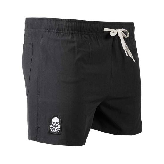 Tide Apparel Men's Yabbies Beach Shorts Charcoal 32, Charcoal, bcf_hi-res