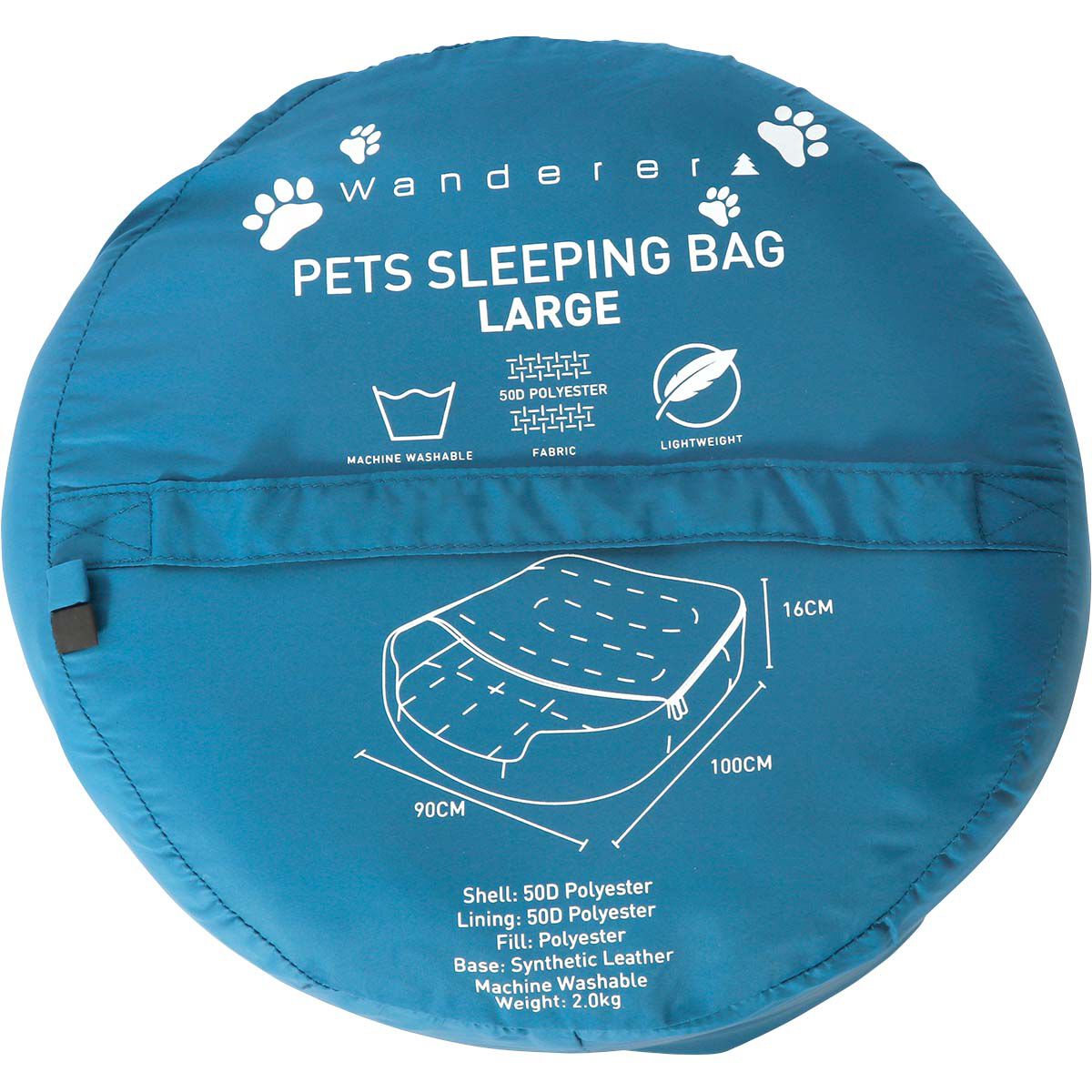 Wanderer Pets Large Sleeping Bag, , bcf_hi-res