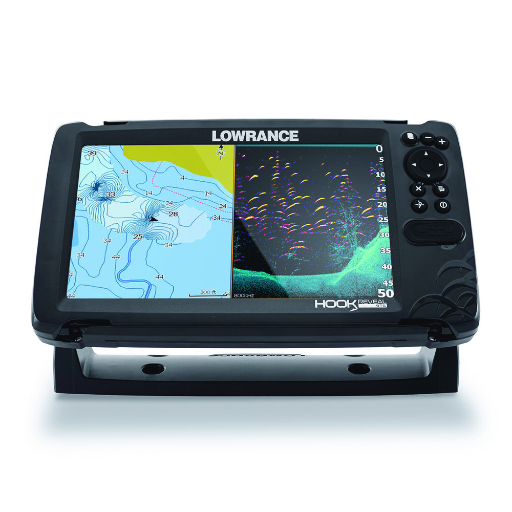 Lowrance Hook Reveal 9 Fish Finder Combo with Triple Shot