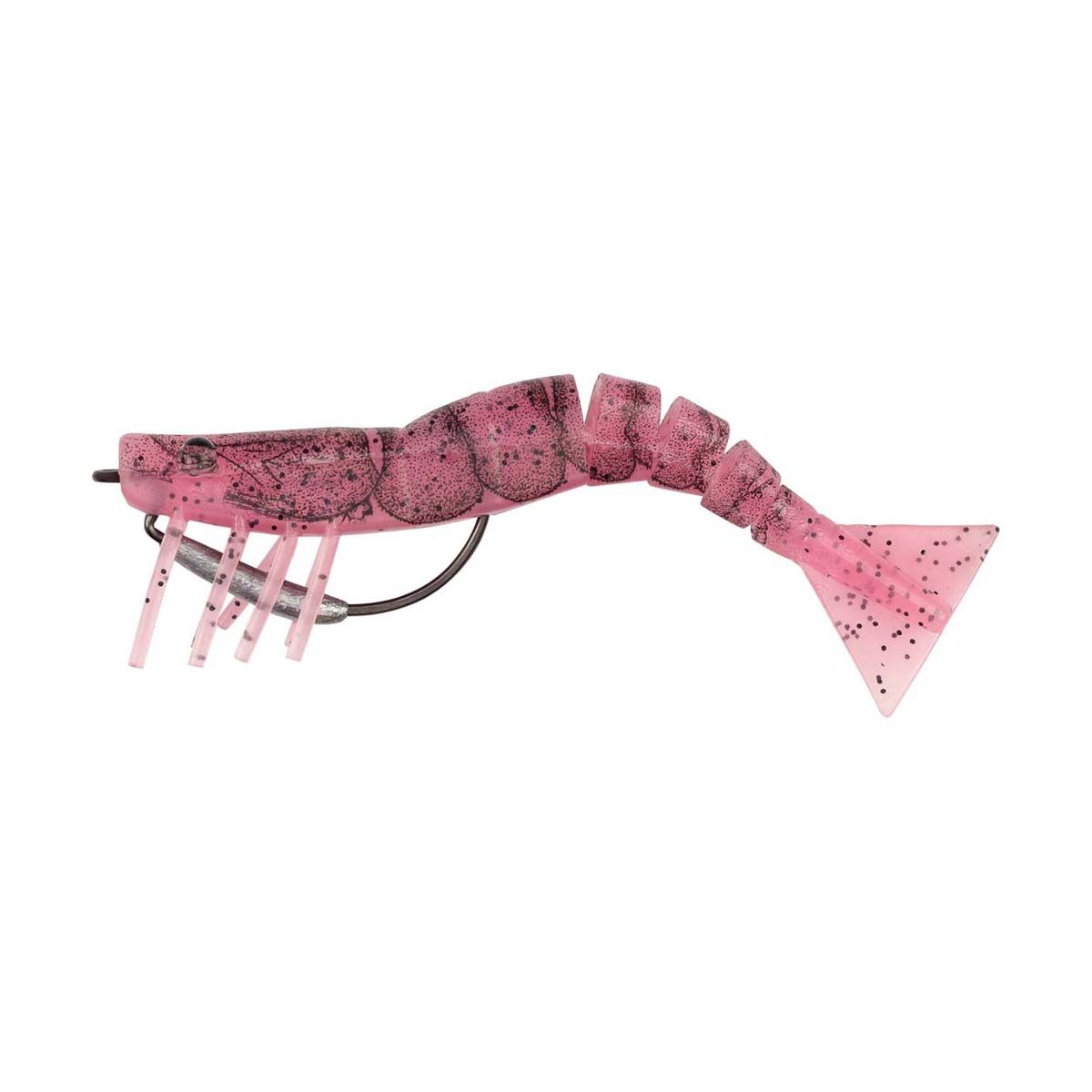 Samaki Live Shrimp Soft Plastic Lure 89mm Pink Shrimp, Pink Shrimp, bcf_hi-res