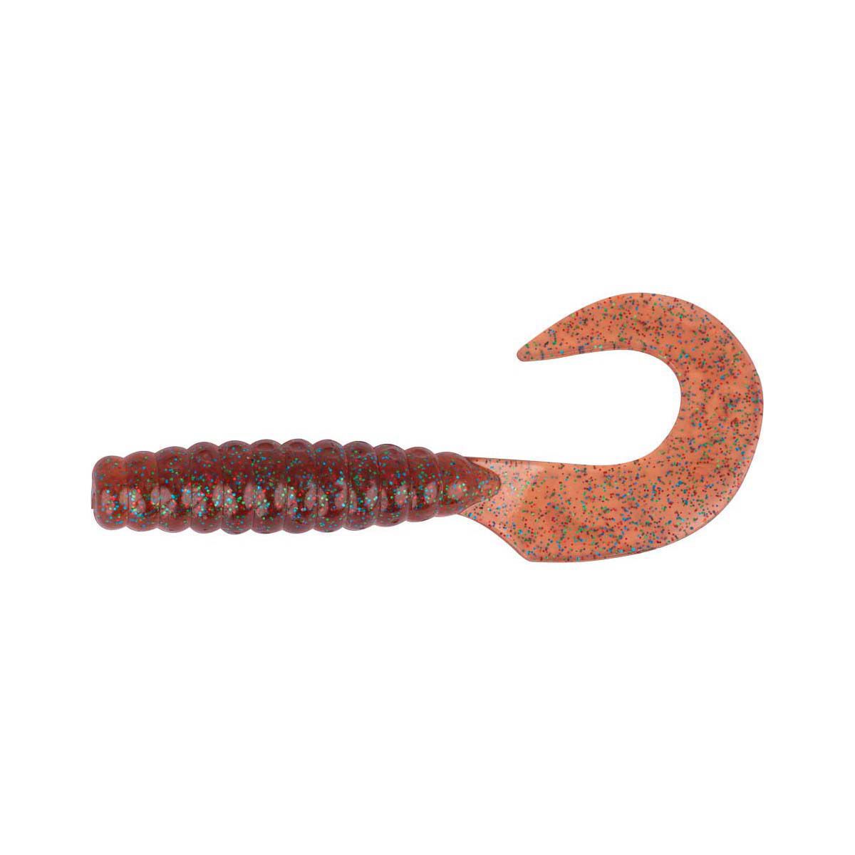 Berkley PowerBait Grub Soft Plastic Lure 4in Bloodworm, Bloodworm, bcf_hi-res