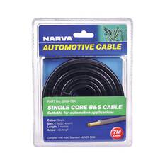Narva 140A single Core 6 B and S Cable 7m Black, Black, bcf_hi-res